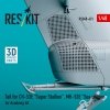 RESKIT RSU48-0431 Tail for CH-53E Super Stallion, MH-53E Sea dragon for Academy kit (3D printed) 1/48